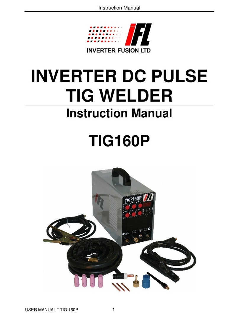 Inverter Fusion TIG160P instruction manual