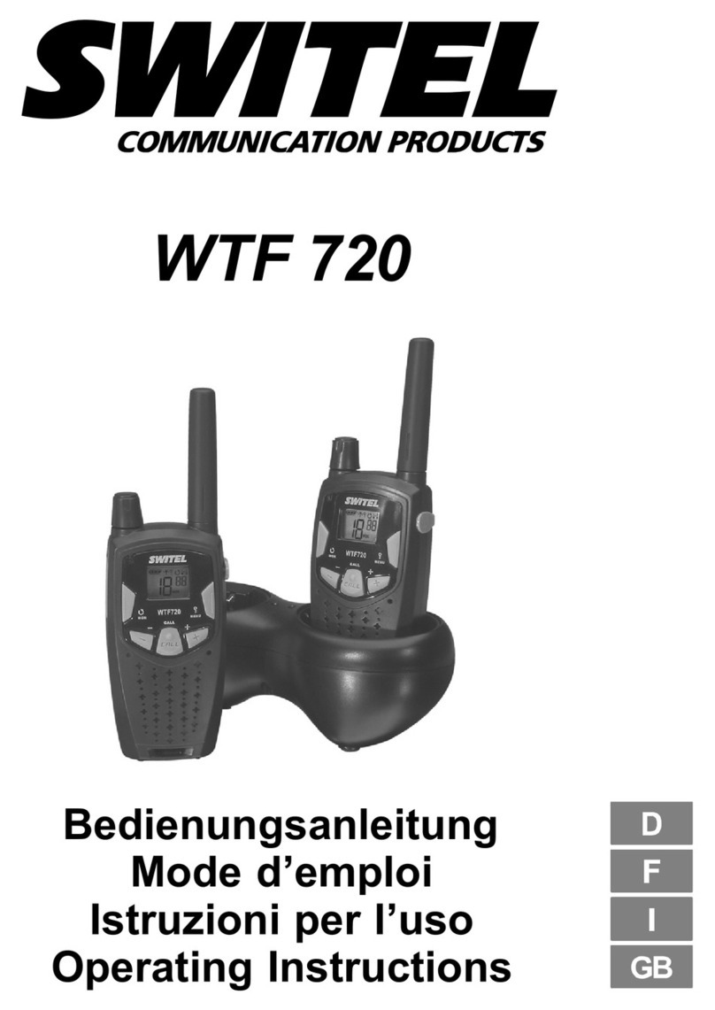 switel WTF 720 operating instructions