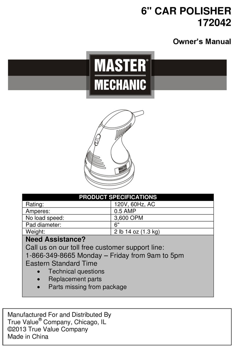 master mechanic 172042 owner's manual