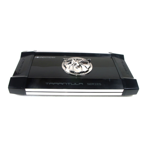 Soundstream Tarantula Amplifier Series User manual