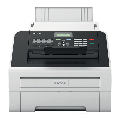 Ricoh 1195L User manual