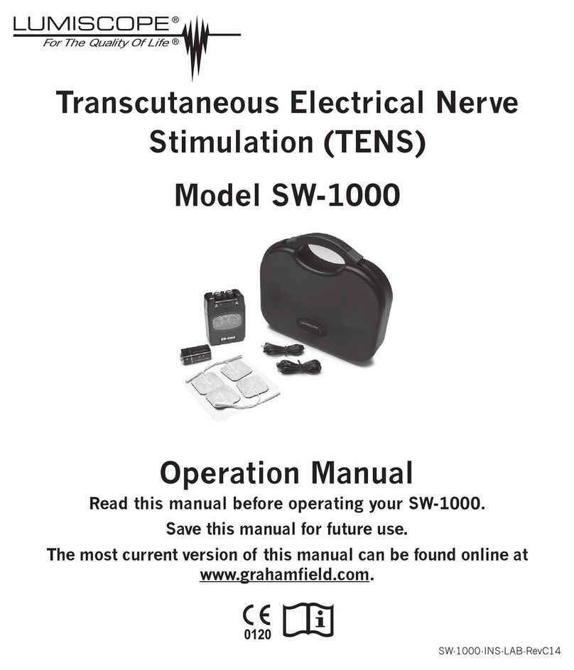 Lumiscope SW-1000 Operation manual