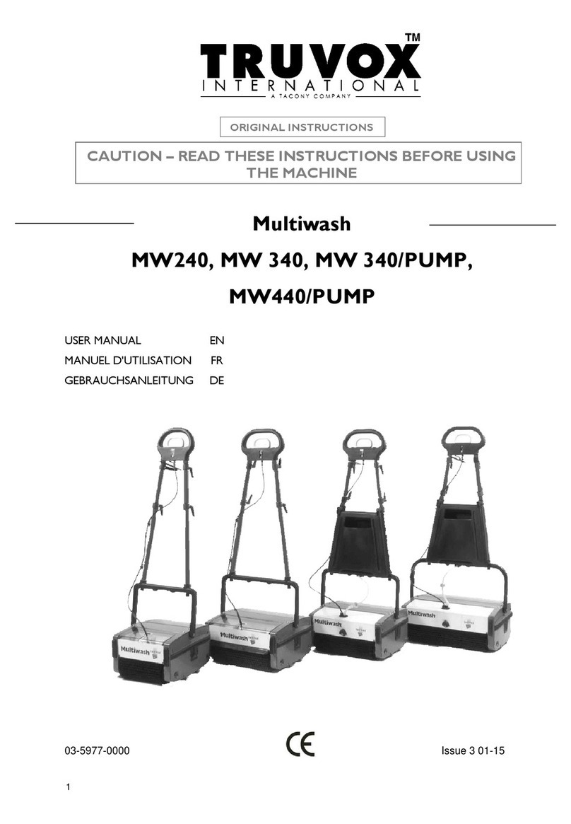Truvox Multiwash MW240 User manual Truvox Multiwash MW240 User manual