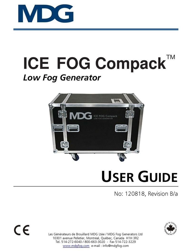 MDG ICE FOG Compack user guide