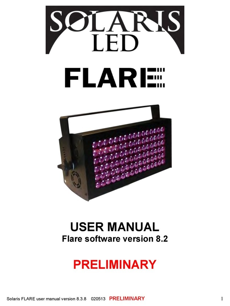 Solaris LED Flare user manual