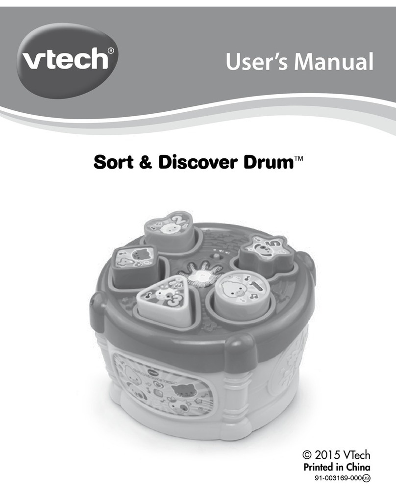 V-tech Sort & Discover Drum User manual