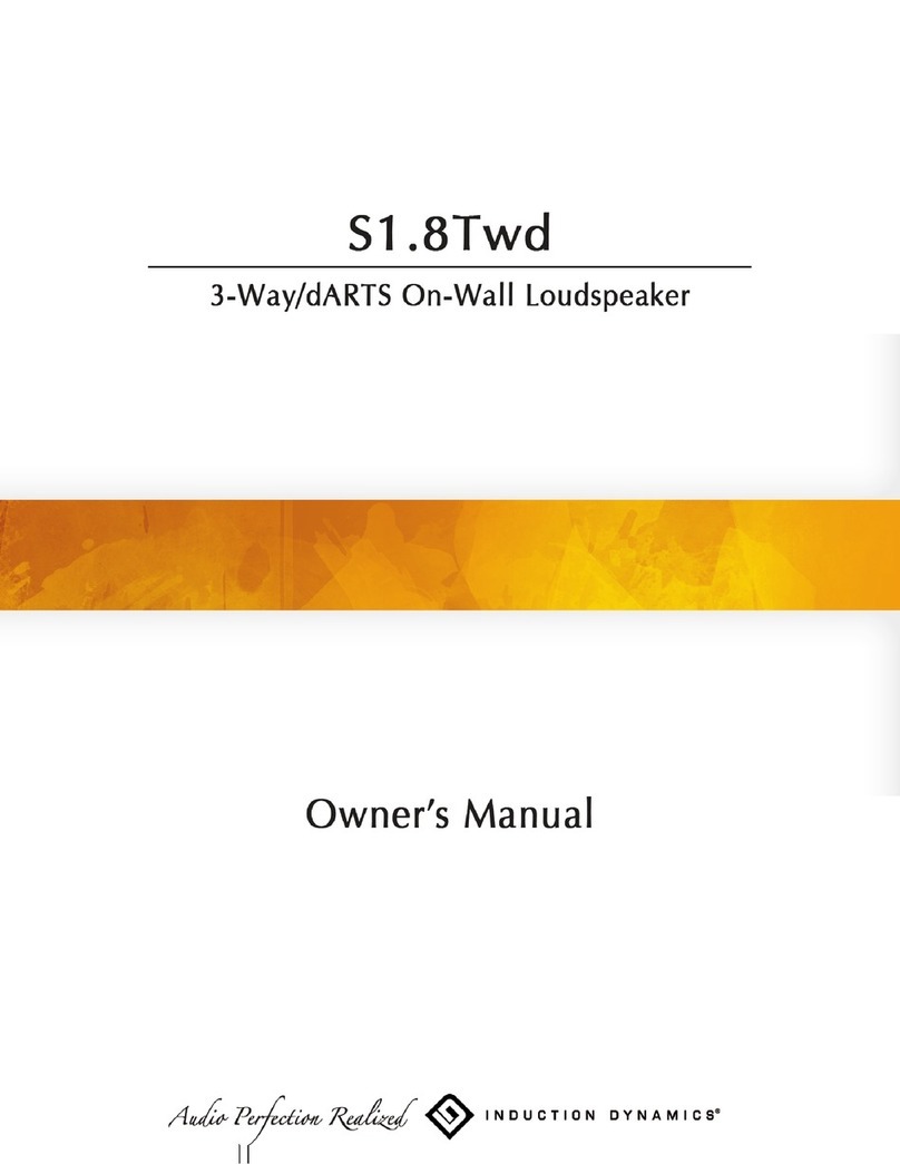 Induction Dynamics S1.8Twd owner's manual