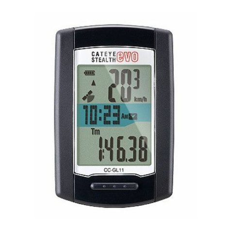 Cateye Stealth EVO CC-GL11 instruction manual Cateye Stealth EVO CC-GL11 instruction manual