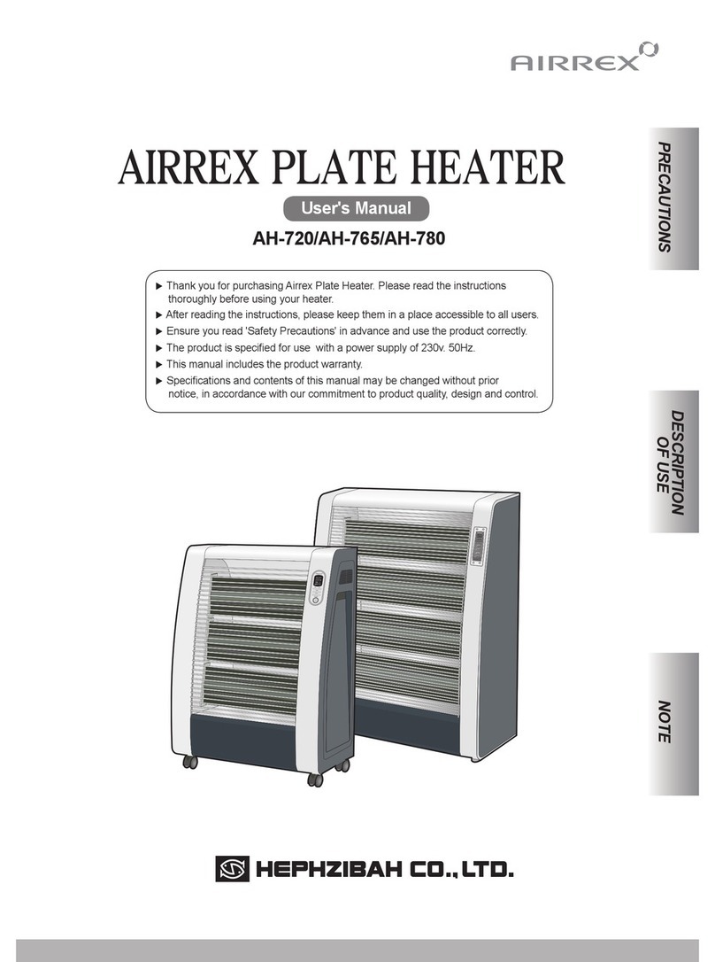 Airrex AH-720 user manual