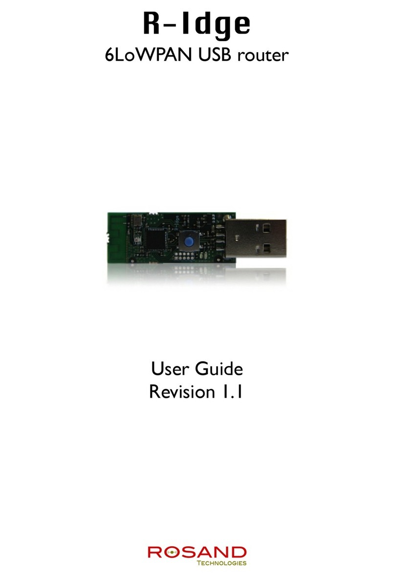 ROSAND R-Idge user guide