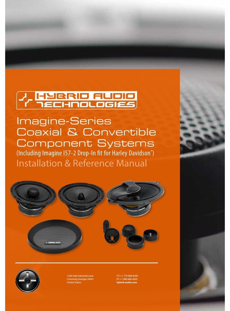 Hybrid Audio Technologies Imagine I51-2 Installation and operating manual Hybrid Audio Technologies Imagine I51-2 Installation and operating manual