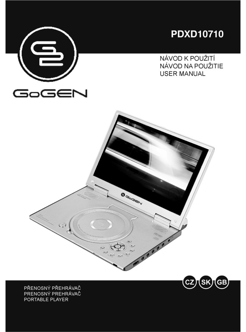 Gogen PDXD10710 User manual Gogen PDXD10710 User manual
