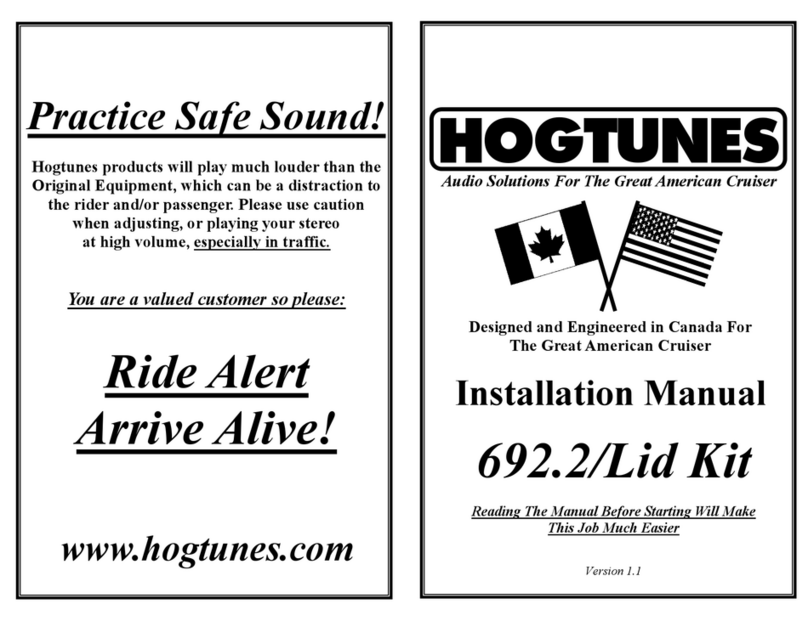 Hogtunes 692.2/Lid User manual