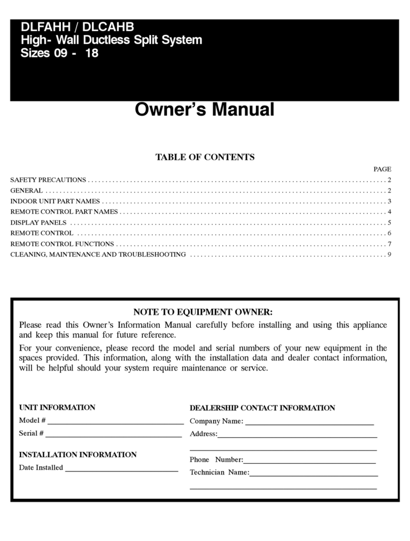 KeepRite ProComfort DLFAHH/DLCAHB User manual