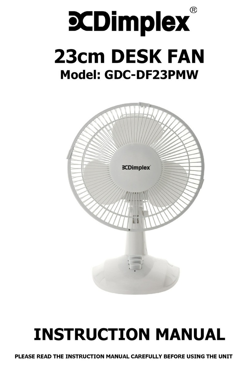 Dimplex GDC-DF23PMW User manual