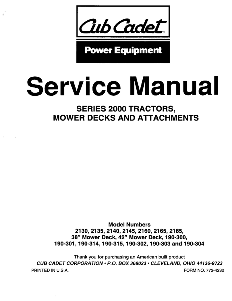 Cub Cadet 2130 User manual Cub Cadet 2130 User manual