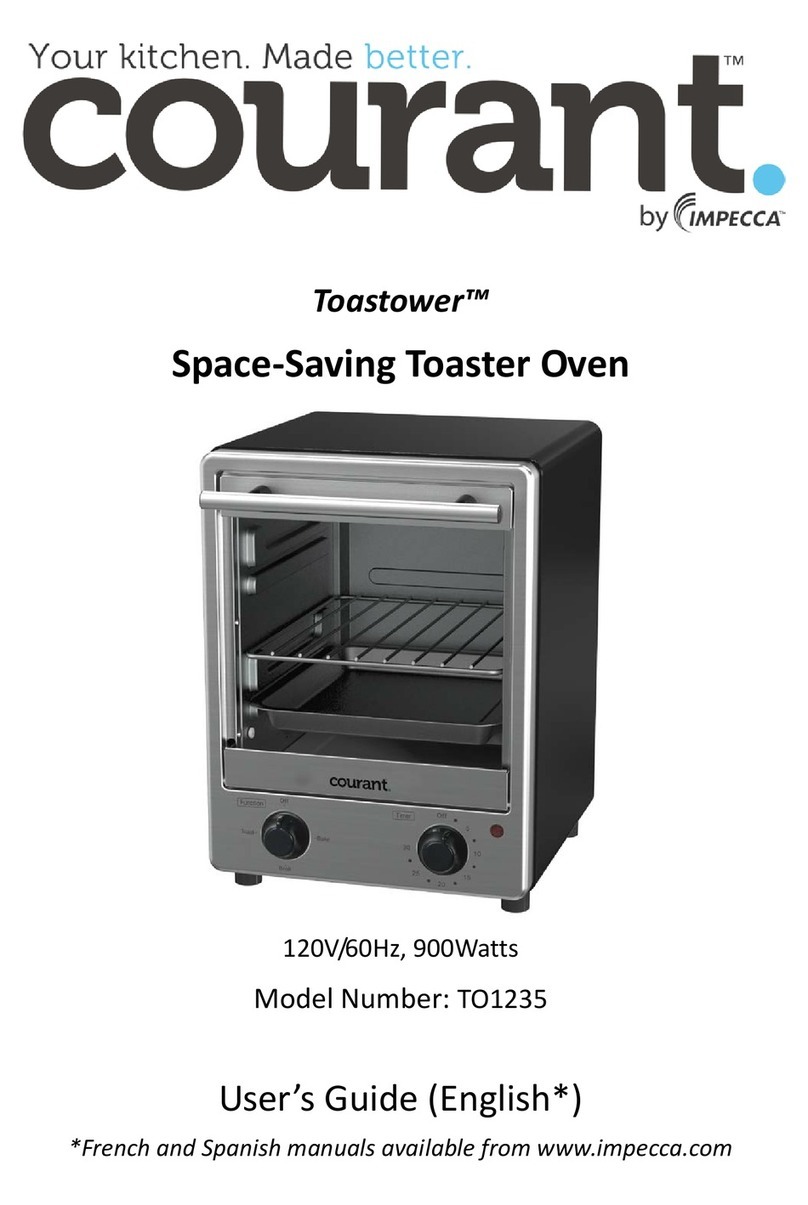 Impecca Courant Toastower TO1235 User manual