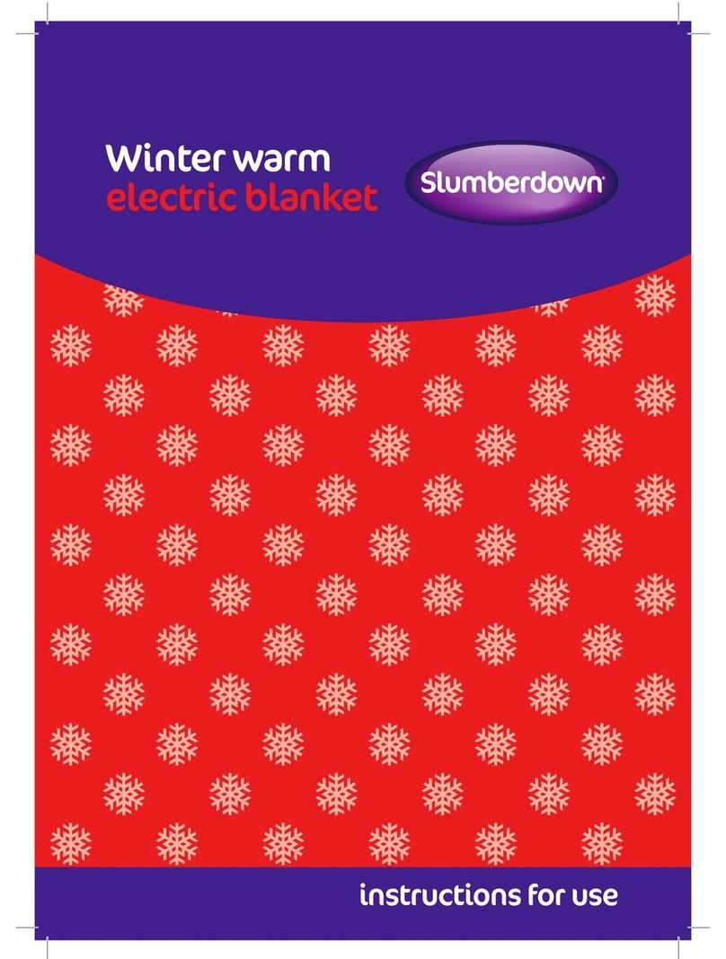 Slumberdown Winter Warm Instructions for use