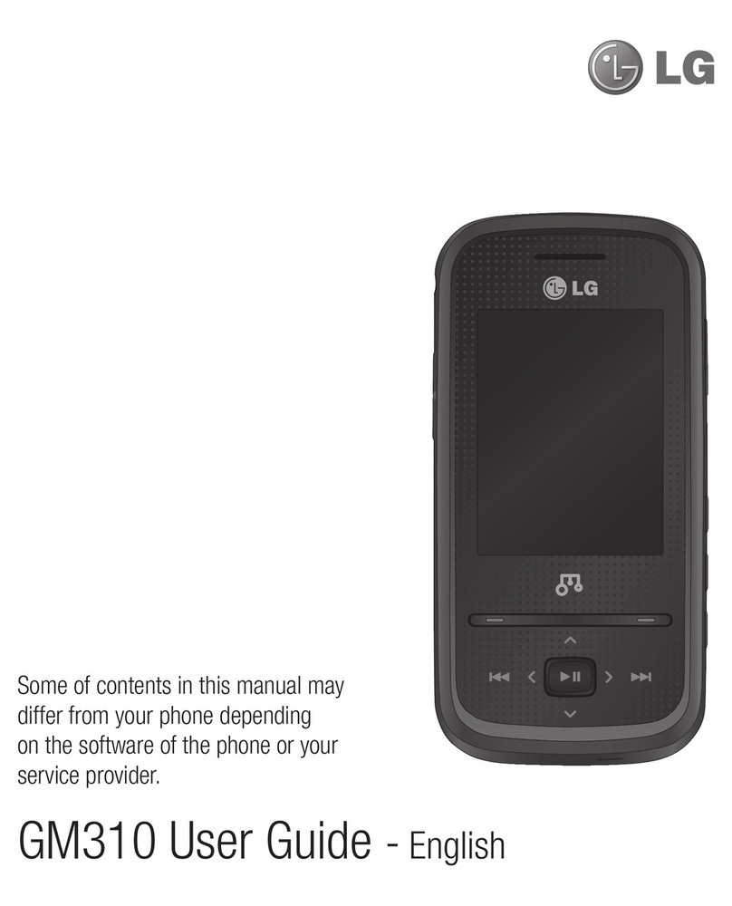 LG GM310 User manual