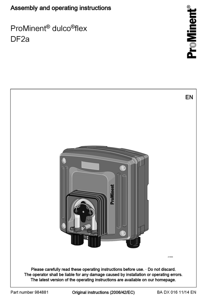 ProMinent Dulco Flex DF2a Assembly and operating instructions
