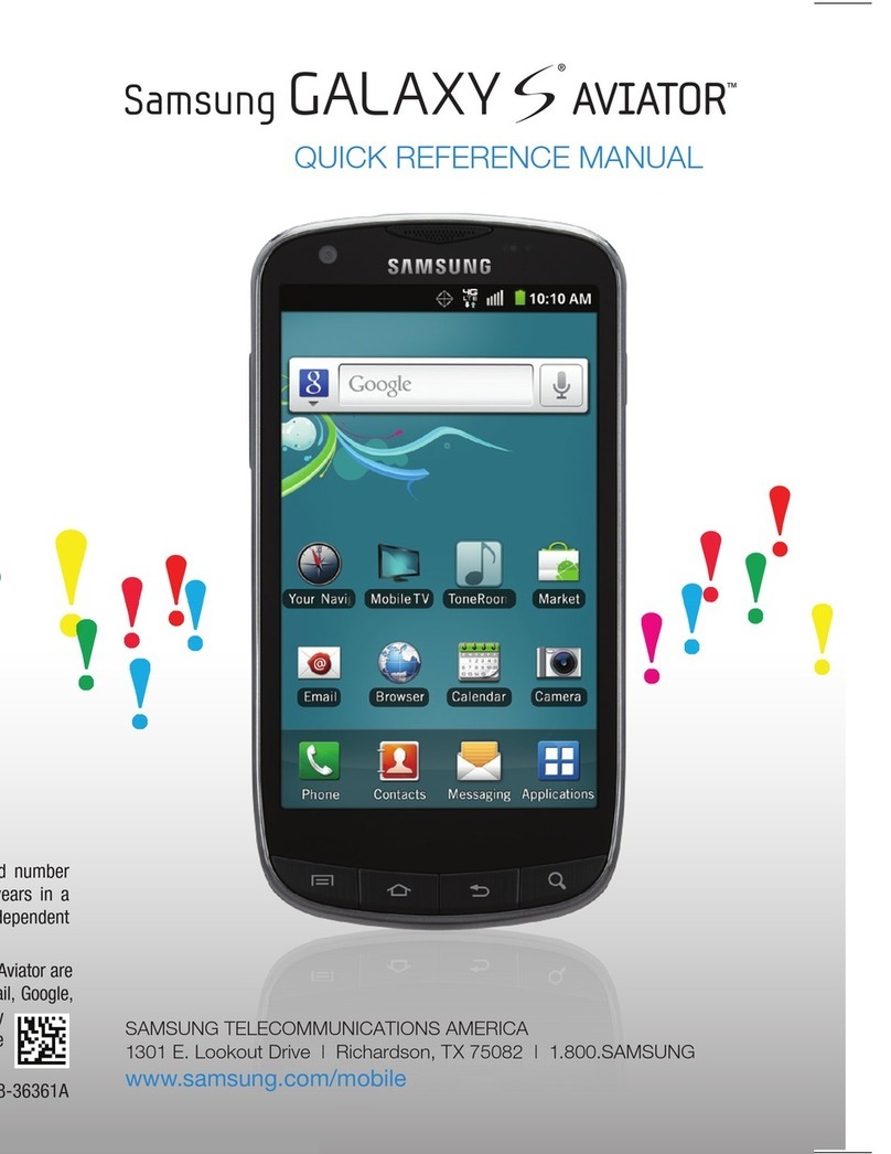 Samsung Galaxy S Aviator Service manual