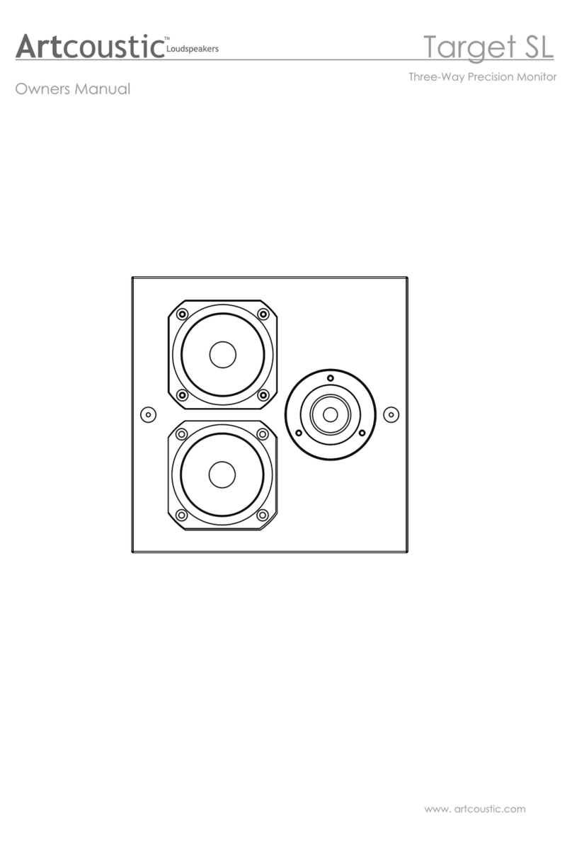 Artcoustic Target SL owner's manual
