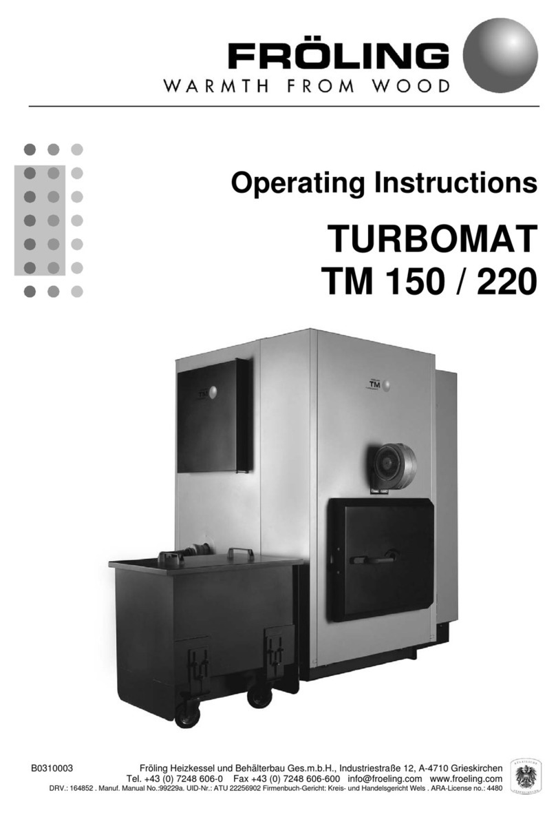 Froling TURBOMAT TM 150 operating instructions