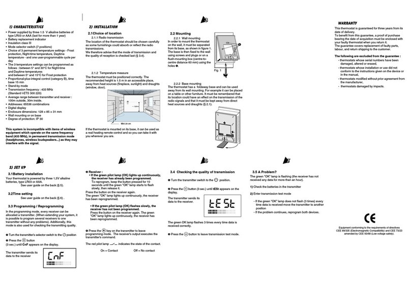 DELTA DORE Micro TYBOX H RADIO X2D manual