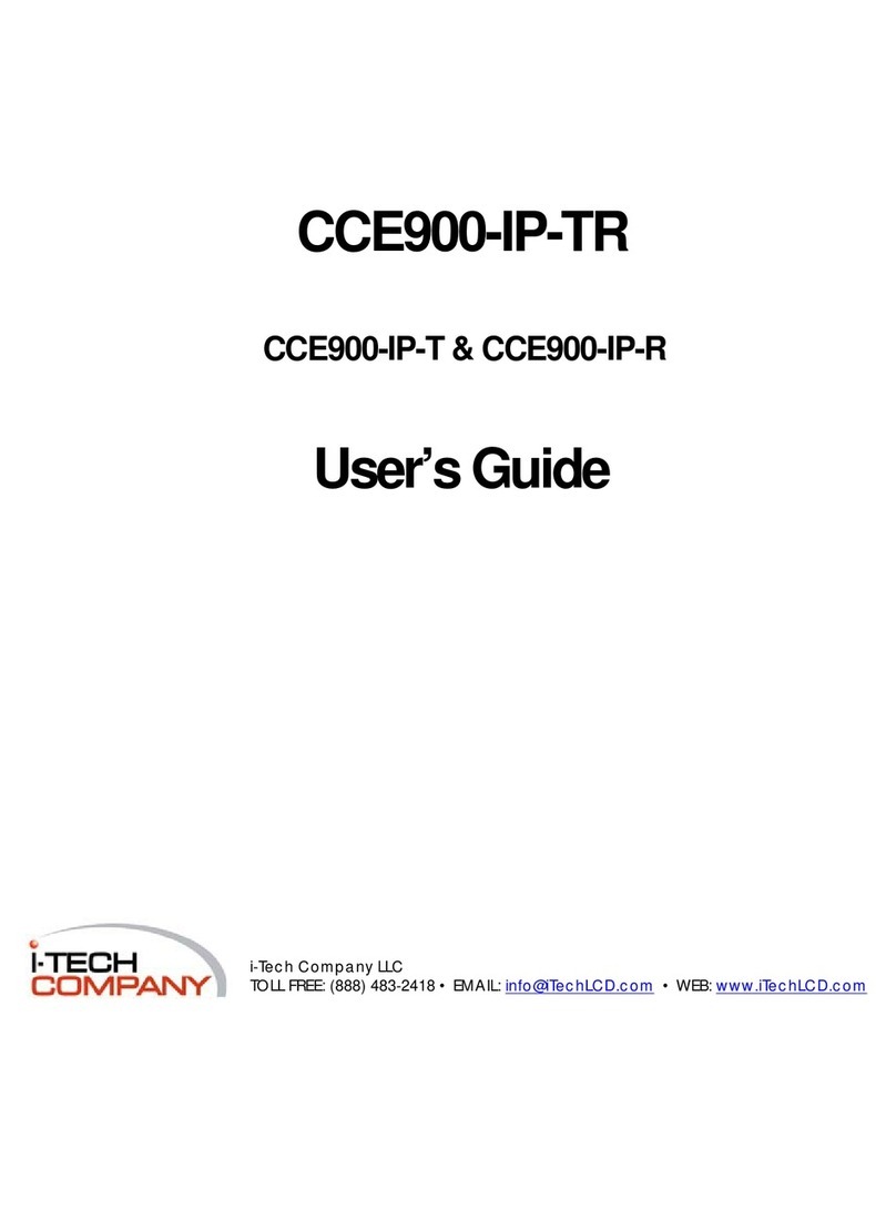 I-Tech CCE900-IP-T user guide