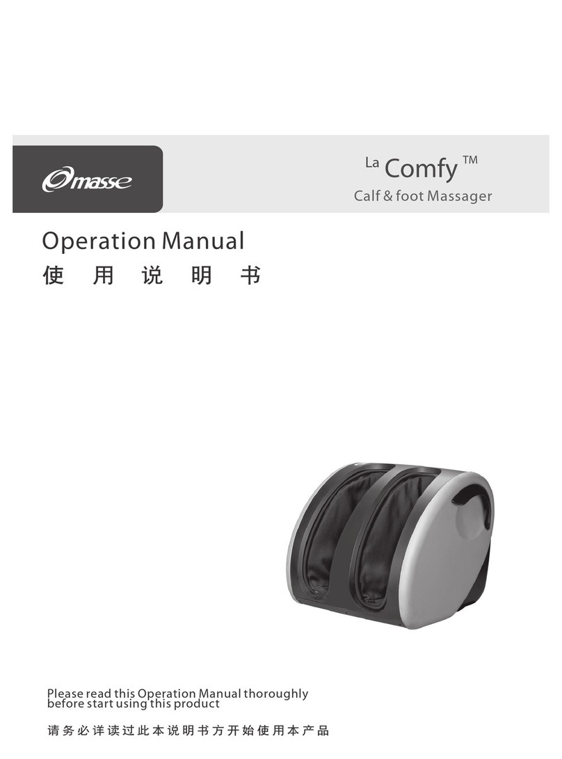 Masse ME-A51 Comfy Operation manual Masse ME-A51 Comfy Operation manual