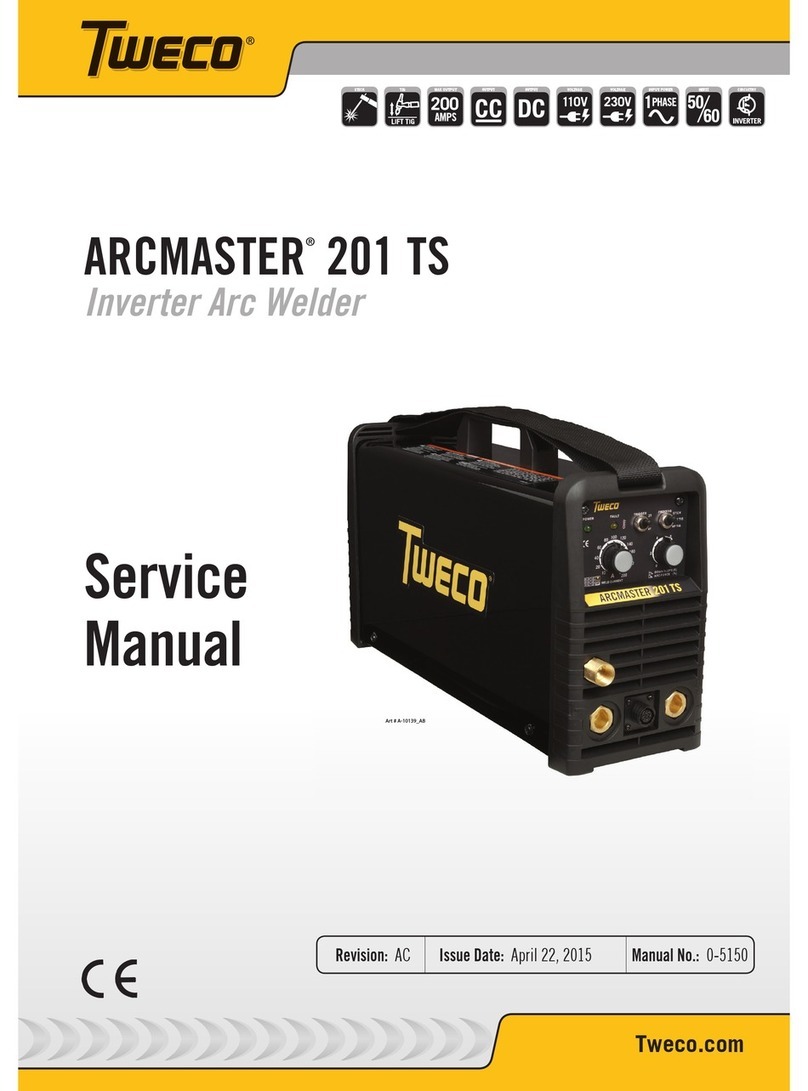Tweco ArcMaster 201 TS User manual