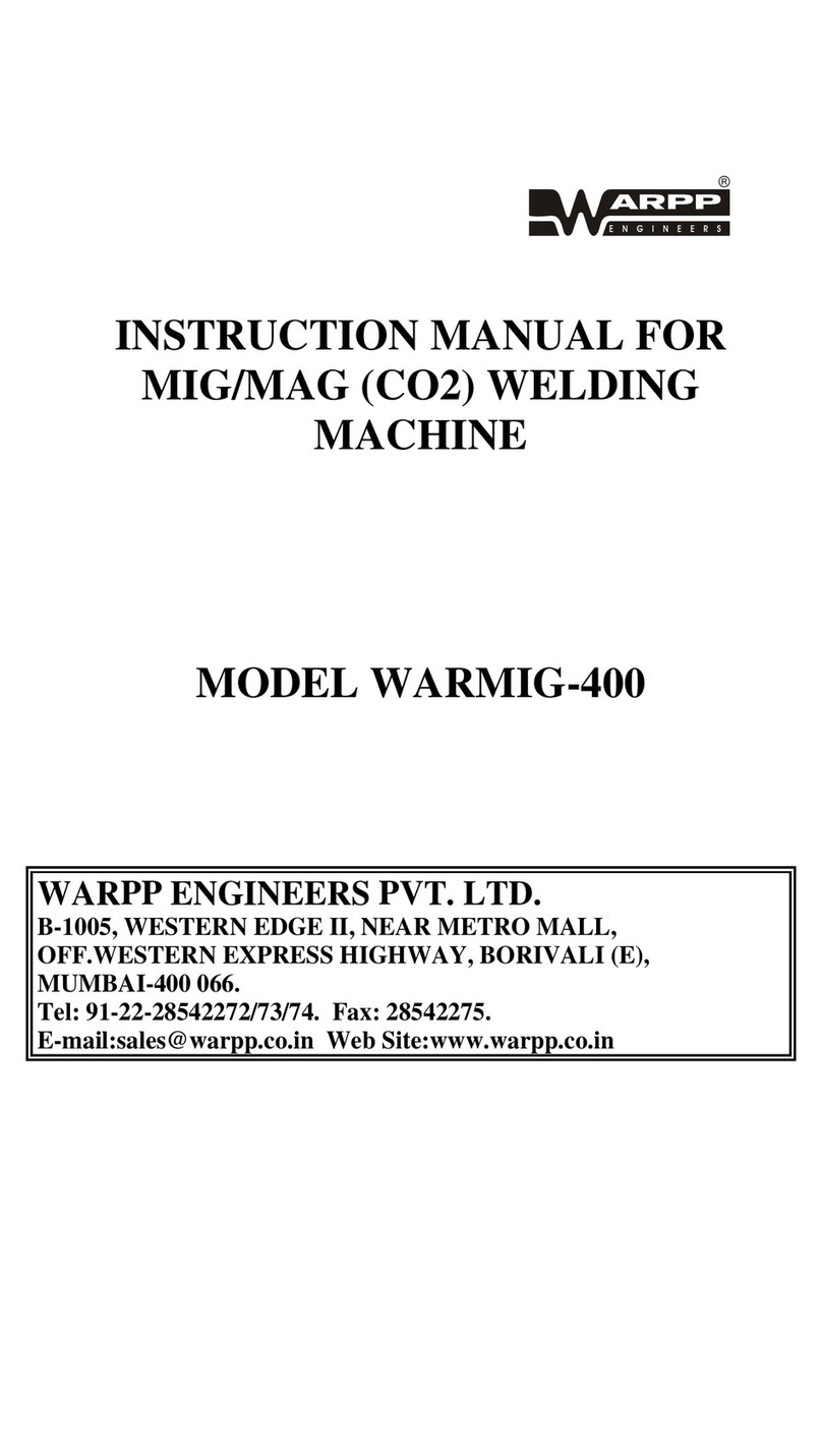 WARPP WARMIG-400 User manual
