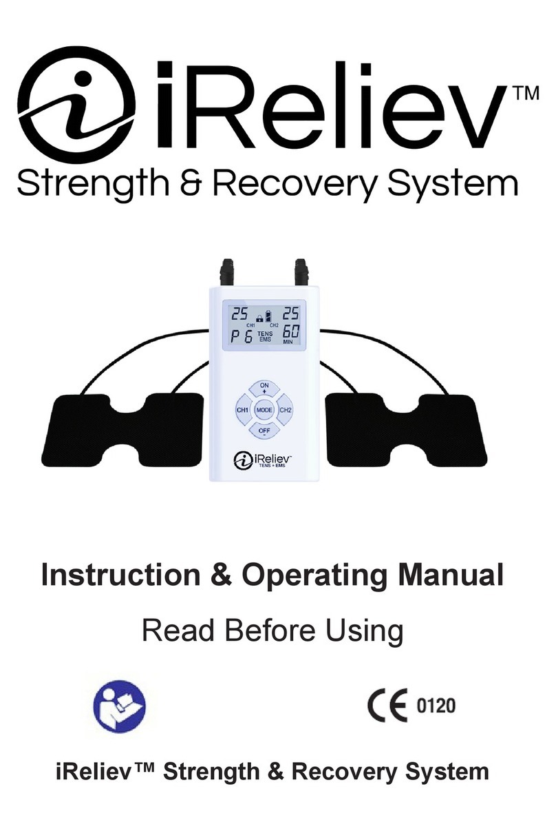iReliev iRenew ET-7070 instruction & operation manual