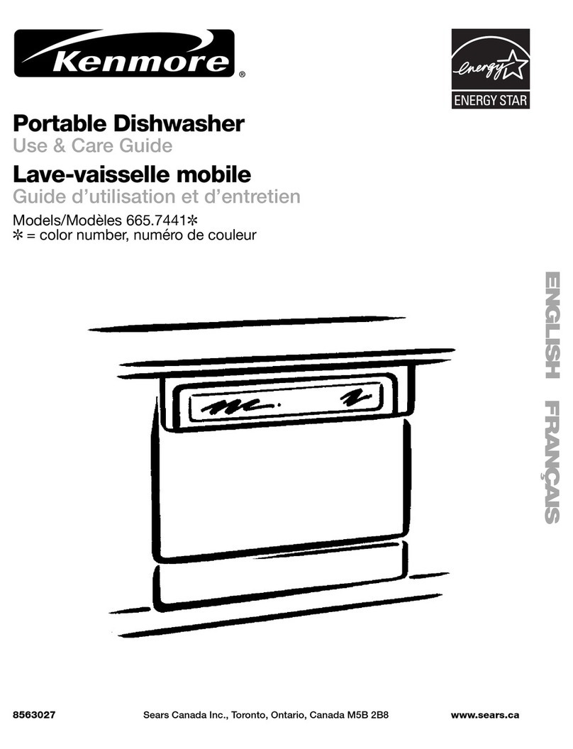 Kenmore 665.7441 Series User manual