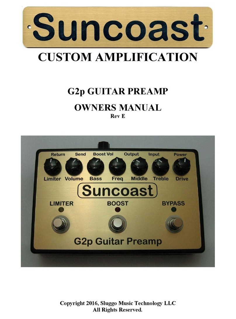 Suncoast G2p User manual