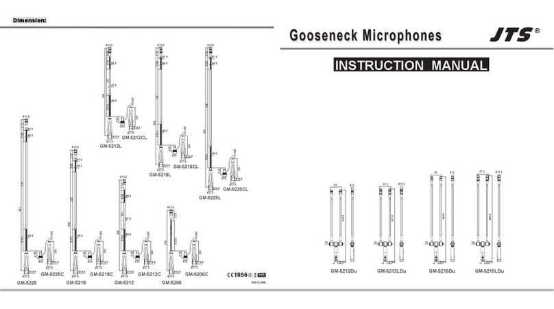 JTS GM-5206C User manual