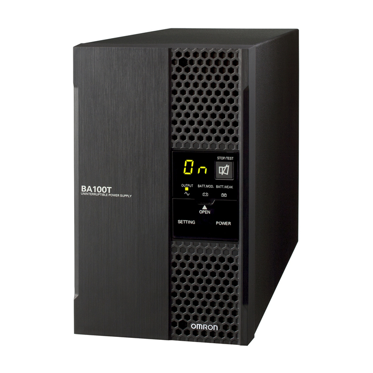 Omron BA75T User manual