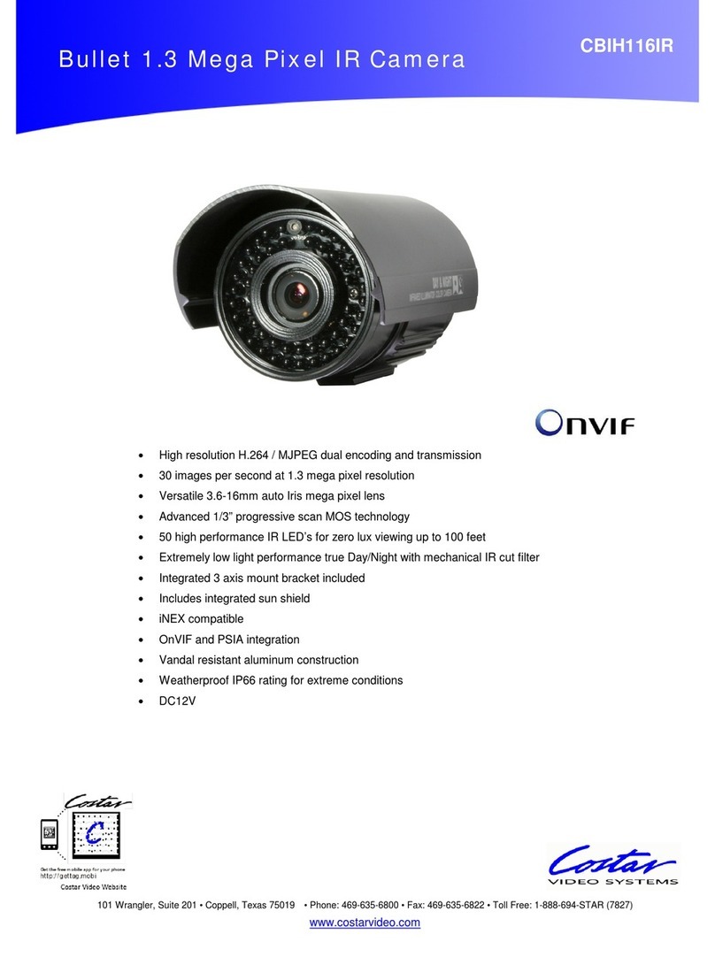 Onvif CBIH116IR User manual