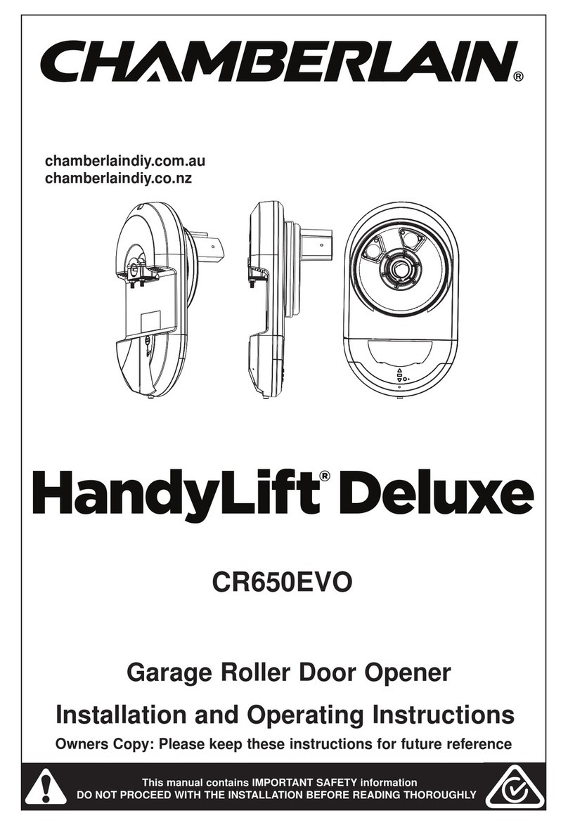 Chamberlain HandyLift Deluxe CR650EVO User manual