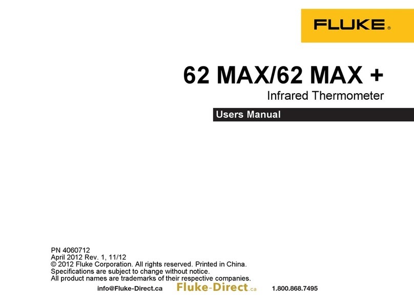 Fluke 62 MAX User manual