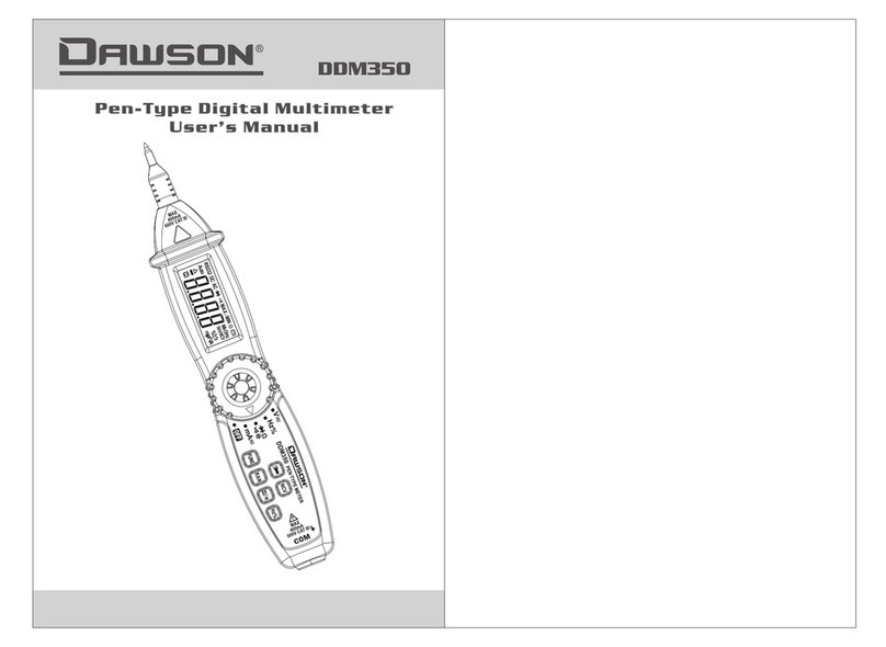 Dawson Tools DDM350 user manual