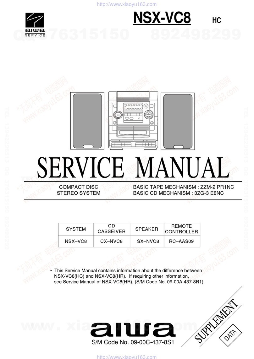 Aiwa NSX-VC8 Service manual