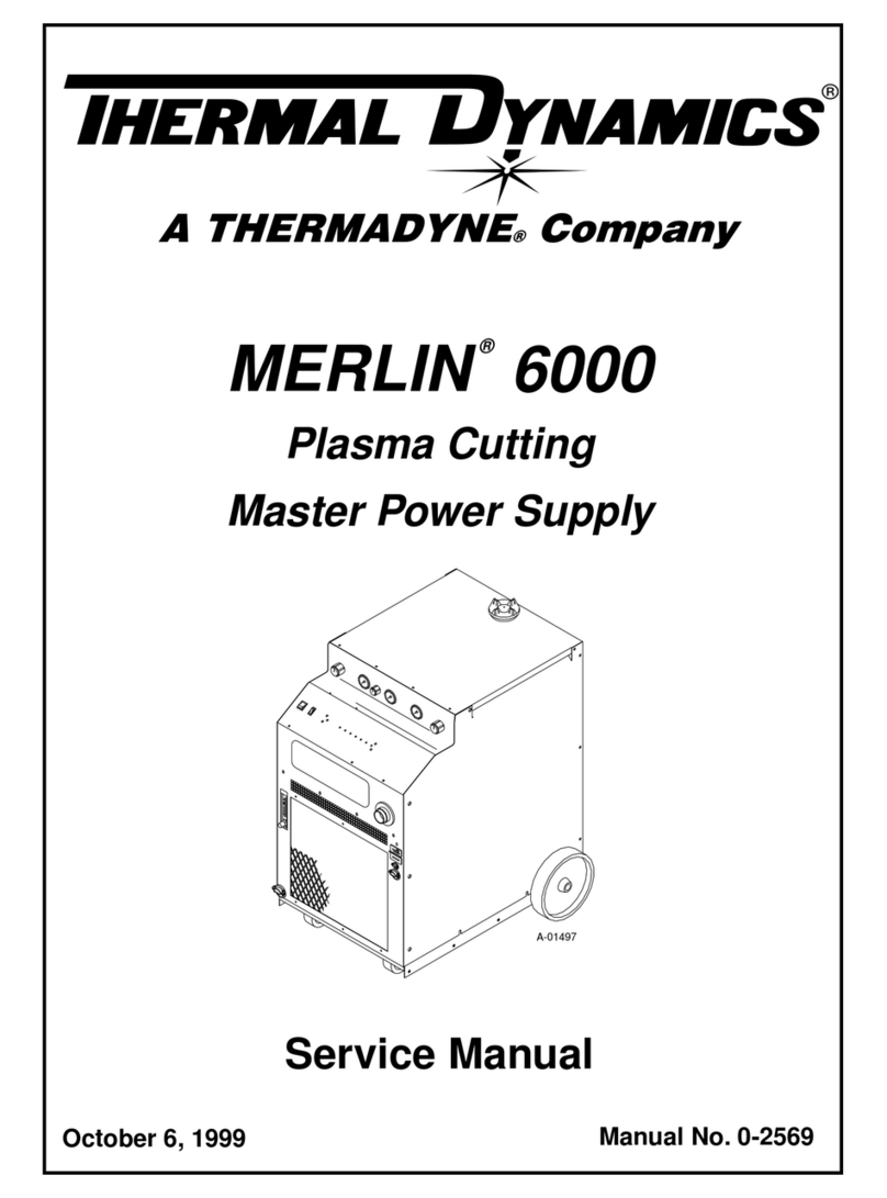 Thermal Dynamics MERLIN 6000 User manual