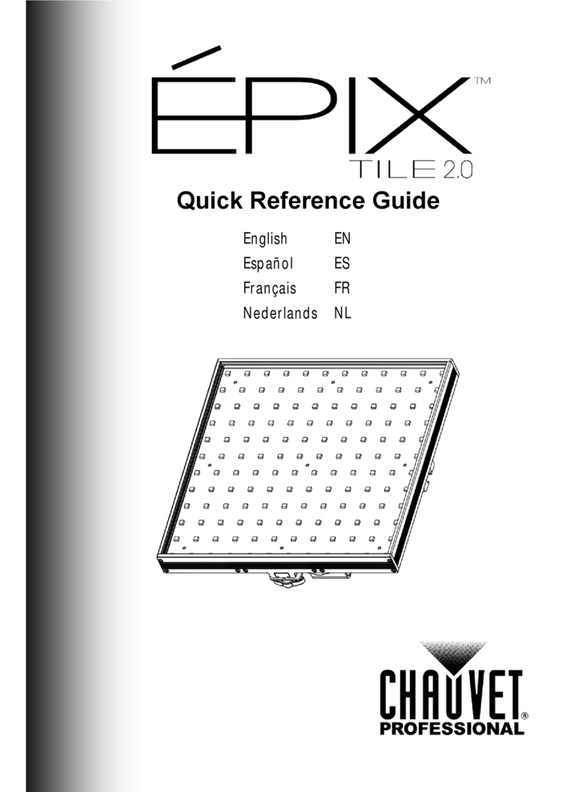 Chauvet EPIX TILE 2.0 Quick reference guide