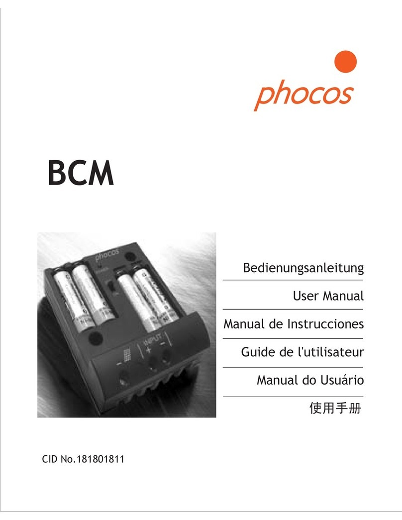 Phocos BCM User manual