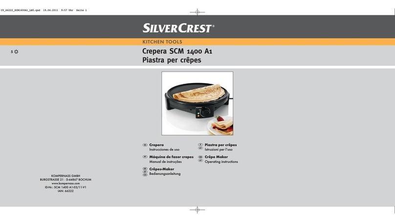 Silvercrest SCM 1400 A1 User manual