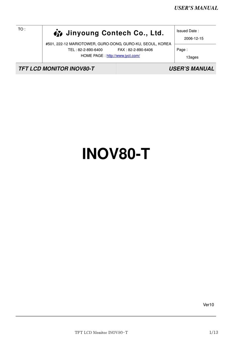 Jinyoung Contech INOV80-T User manual