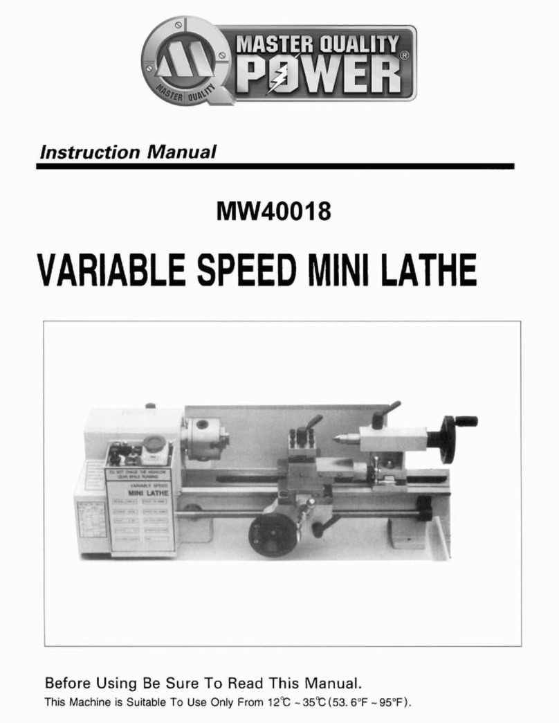 Master Quality Power MW40018 instruction manual