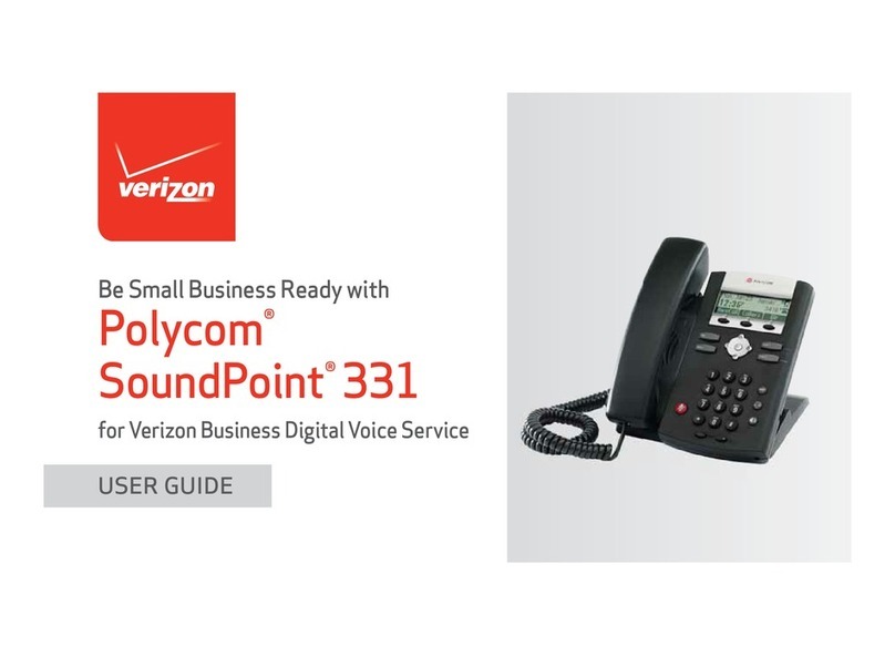 Verizon Polycom SoundPoint 331 user guide