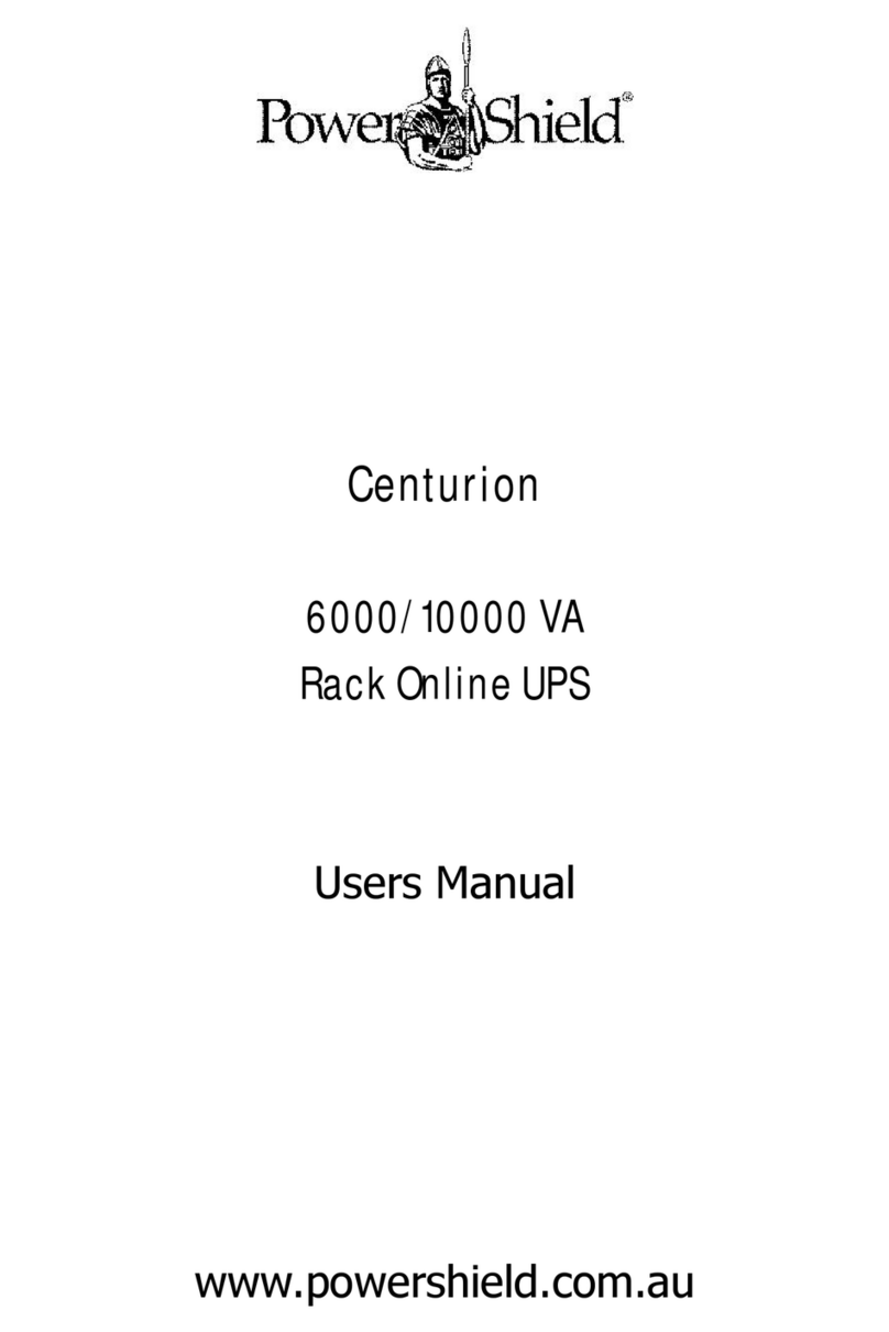 PowerShield Centurion PSCER6000 User manual